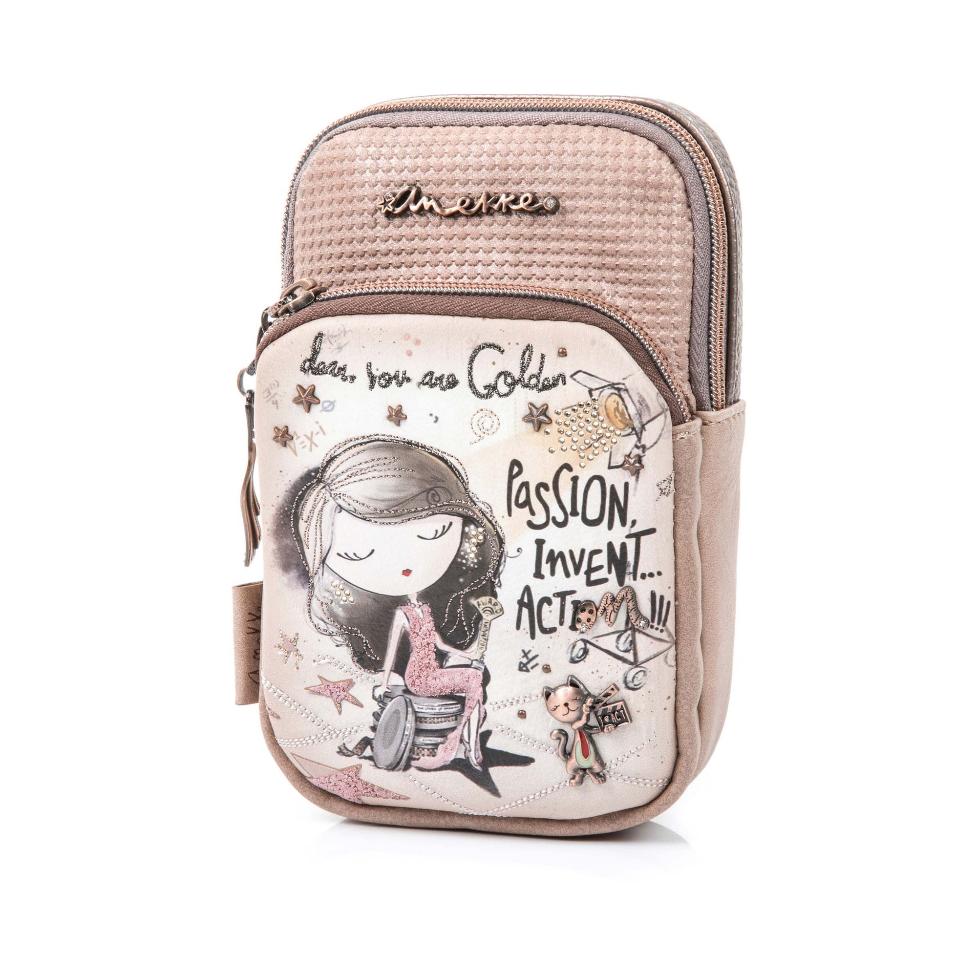 Pochette pour téléphone multicolore