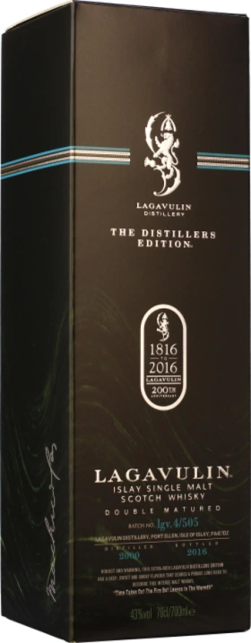 LAGAVULIN DISTILLERS EDITION 2000-2016 70CL