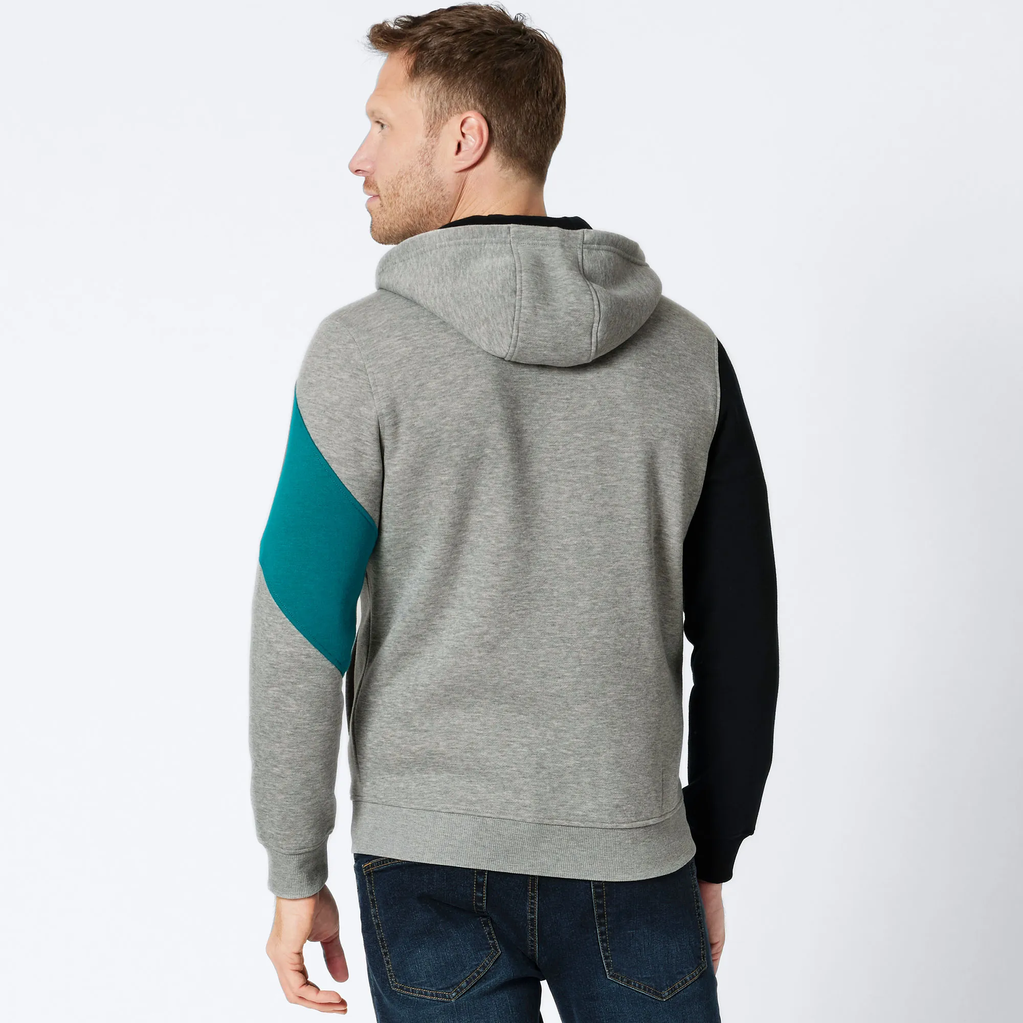 Herren-Sweatjacke mit Kapuze
