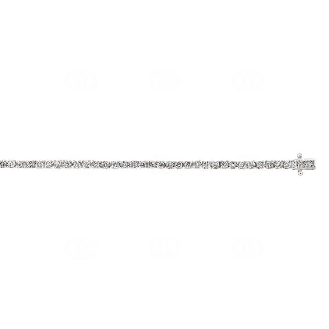 2.00 Karat Diamanten Tennisarmband 750/18 K Weissgold