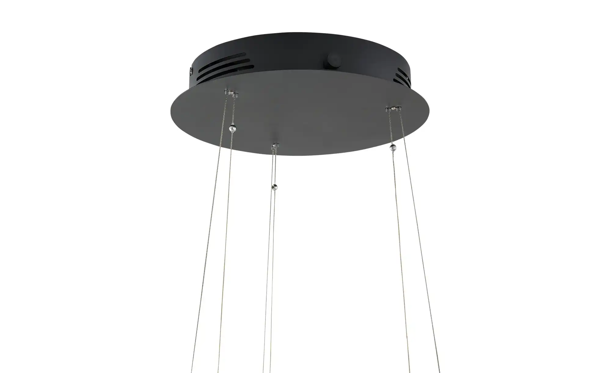 HELL-höllisch gutes Licht LED-Pendelleuchte, schwarz `Ringe´