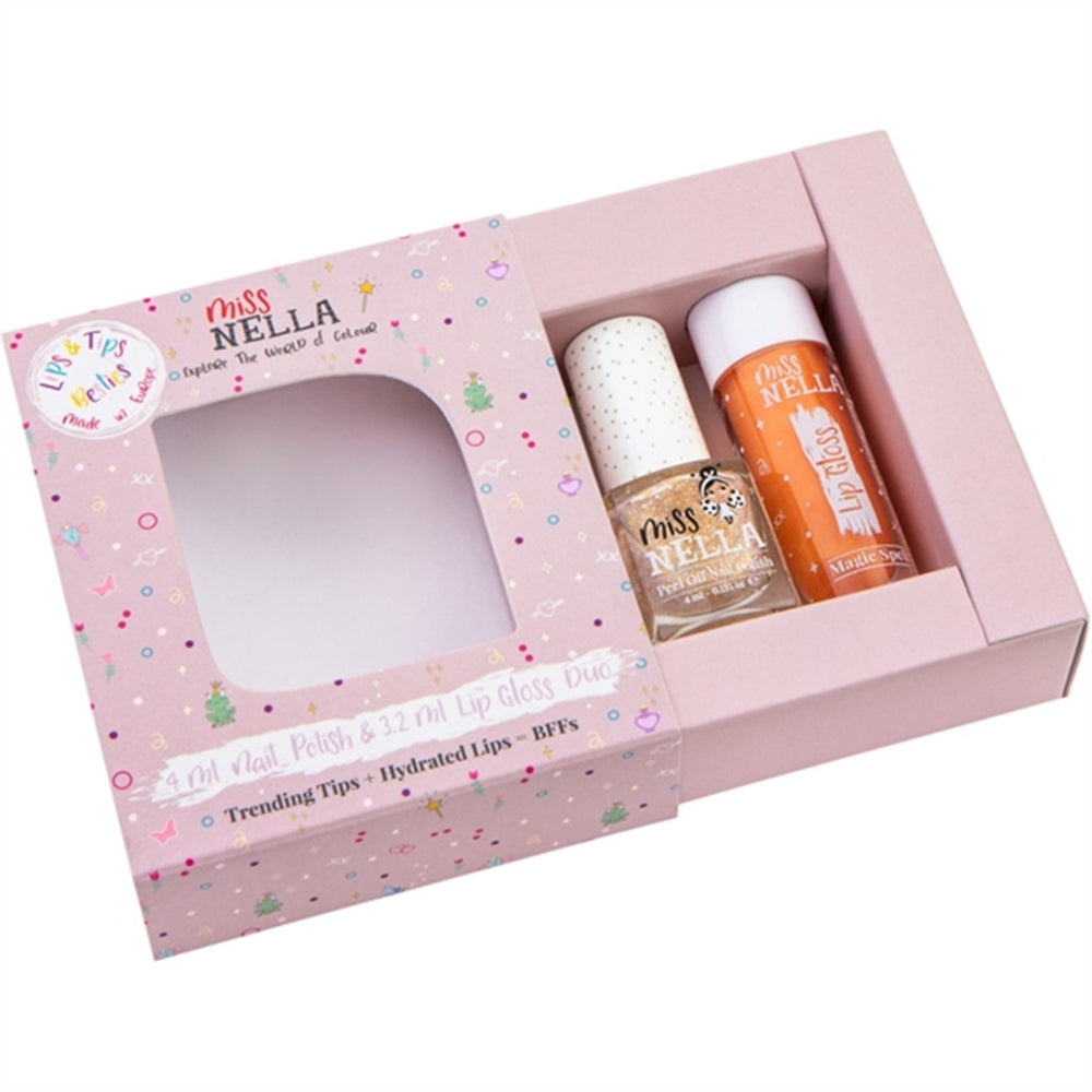 Lipgloss Magic Spell + Neglelak If The Shoe Fits