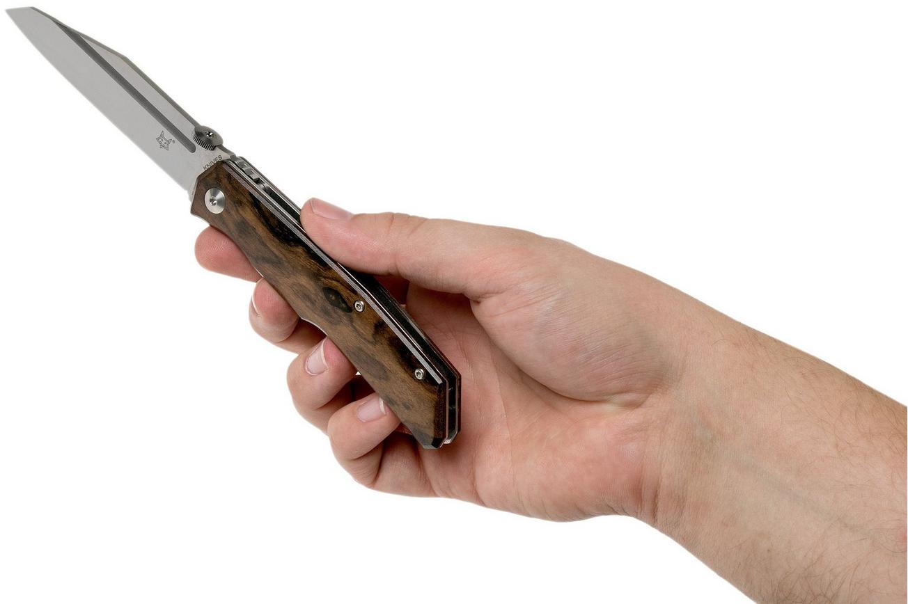 Fox Knives FX-515W Ziricote zakmes, Bob Terzuola design