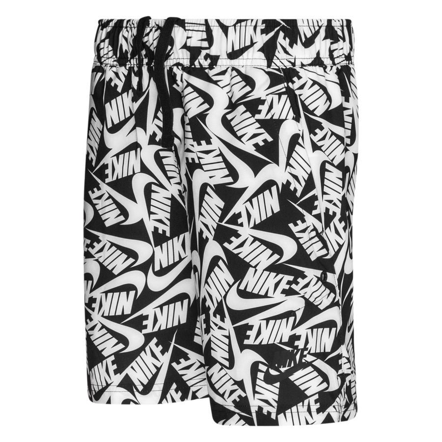 Nike Short NSW Woven - Noir/Blanc Grande Taille Enfant