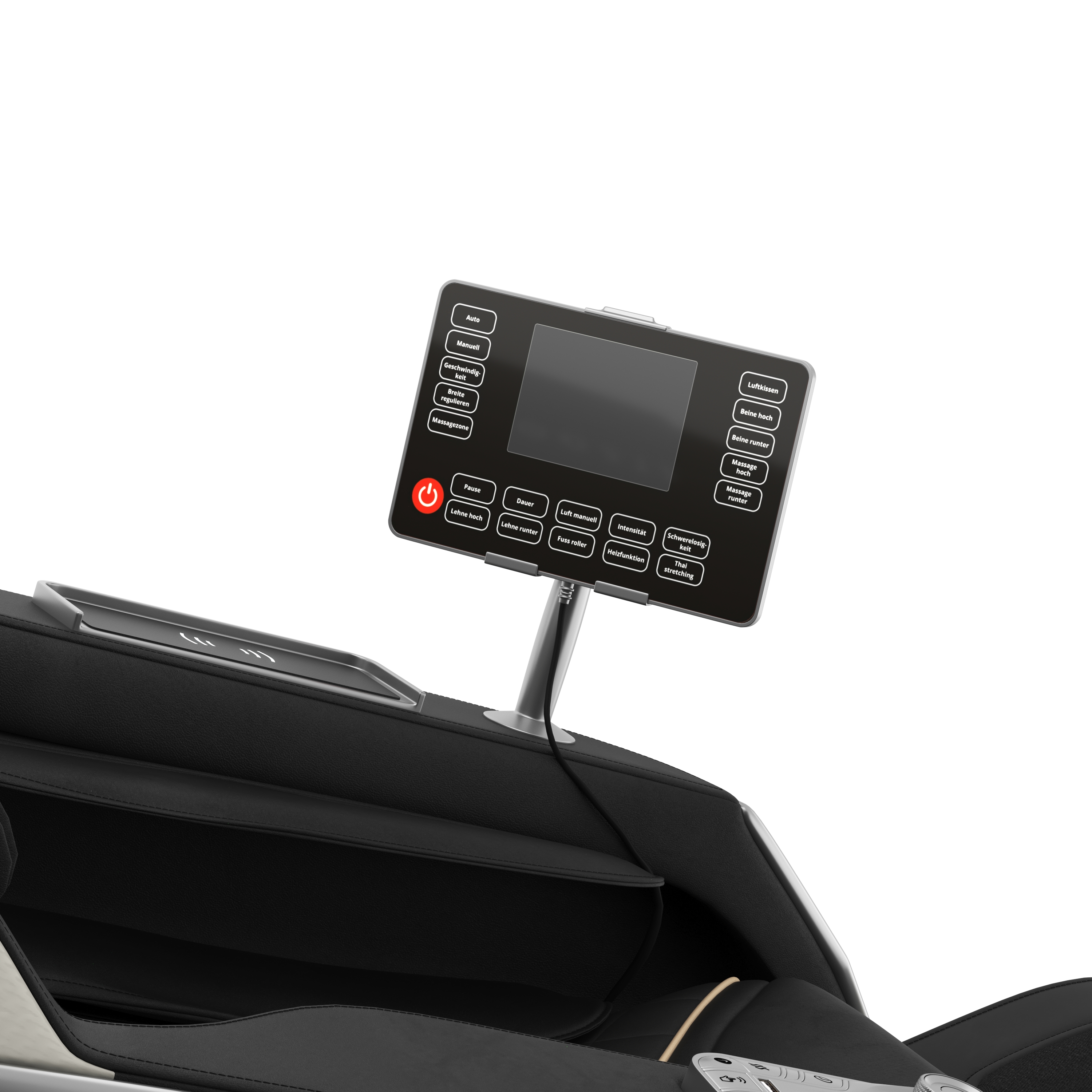 Massagesessel MELLORA SL TRACK schwarz/weiss