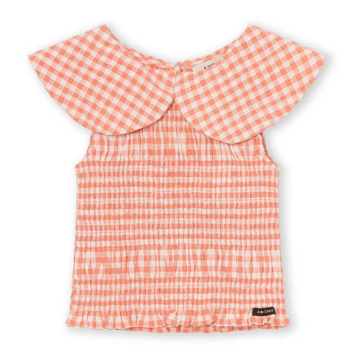 A Monday in Copenhagen Top Emilia Vichy | Rose