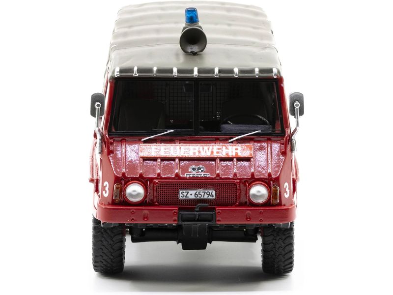 ACE Militärfahrzeug Steyr-Puch Pinzgauer FW Steinen 1:43 Detailreiches 6 x 6 Offroad-Modell aus Resin