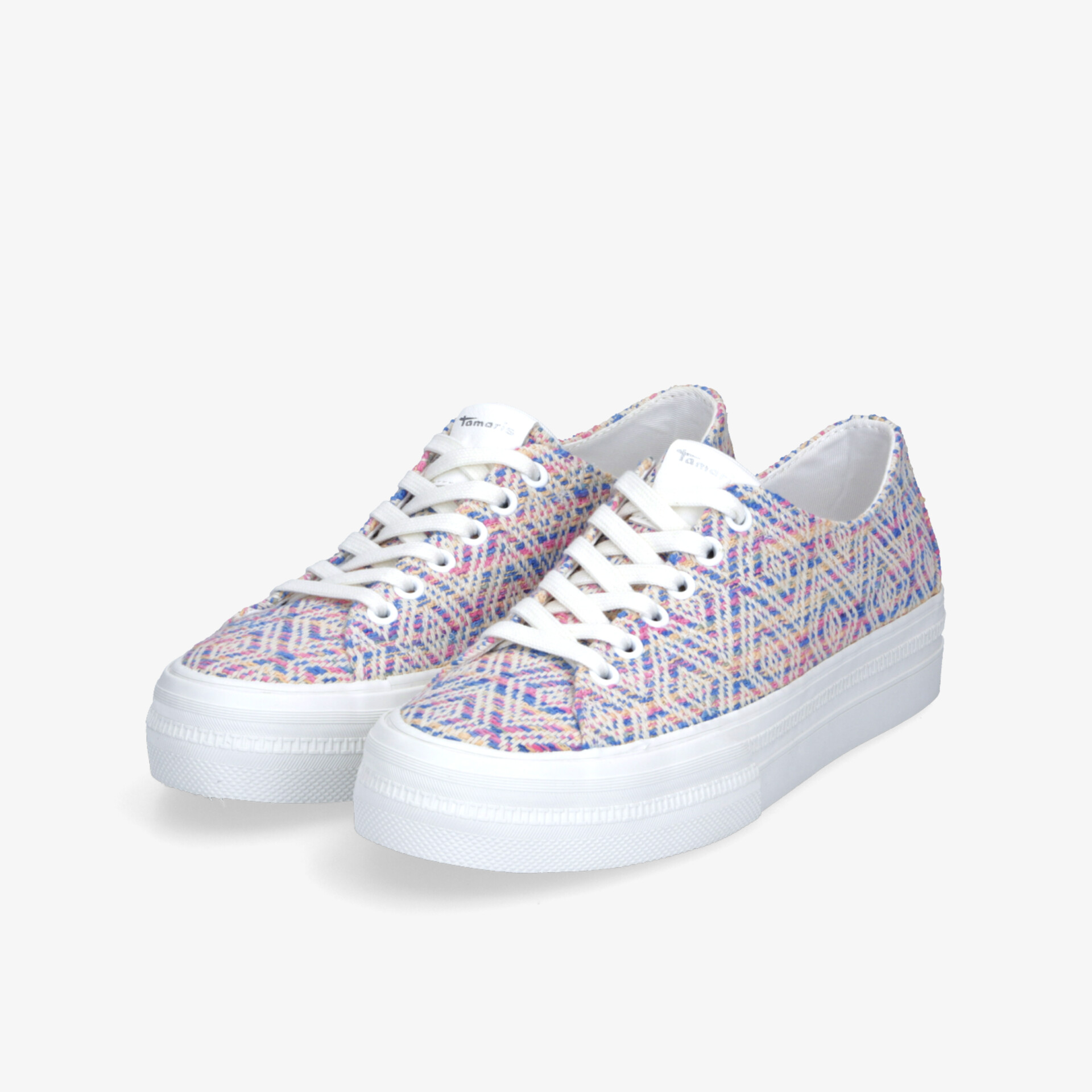 Tamaris Damen Plateau Sneaker mehrfarbig