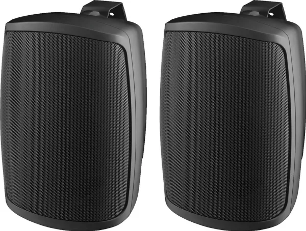 WALL-06T/SW Pair of 2-way PA speaker systems, black