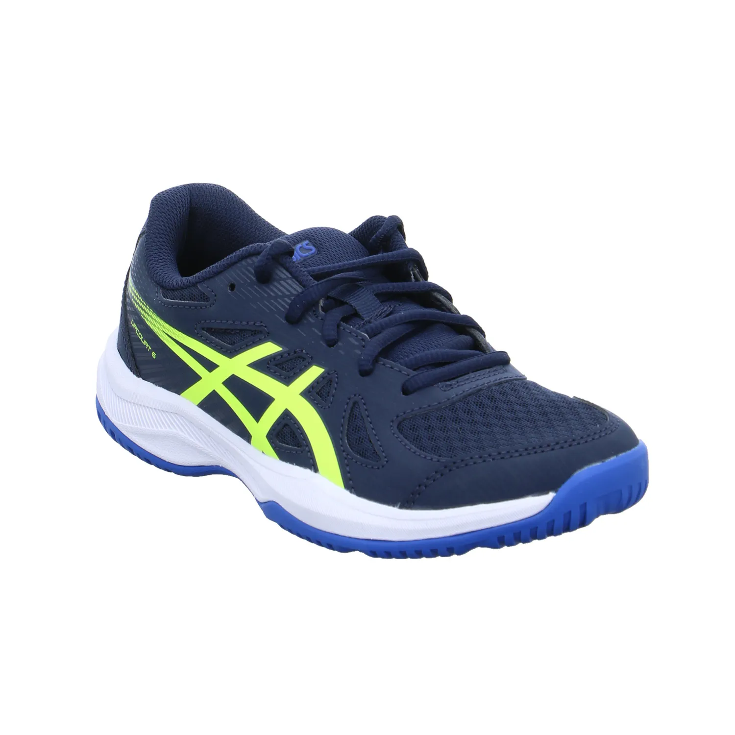 ASICS Kinder Indoor Blau Synthetik