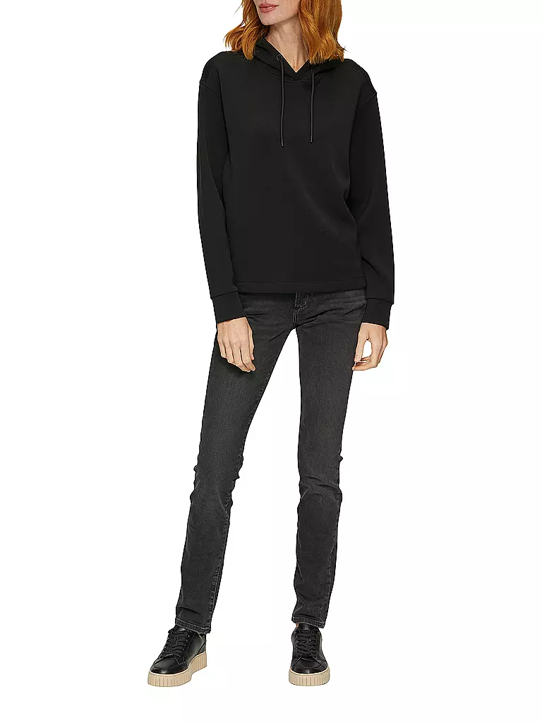 S.OLIVER Kapuzensweater - Hoodie schwarz