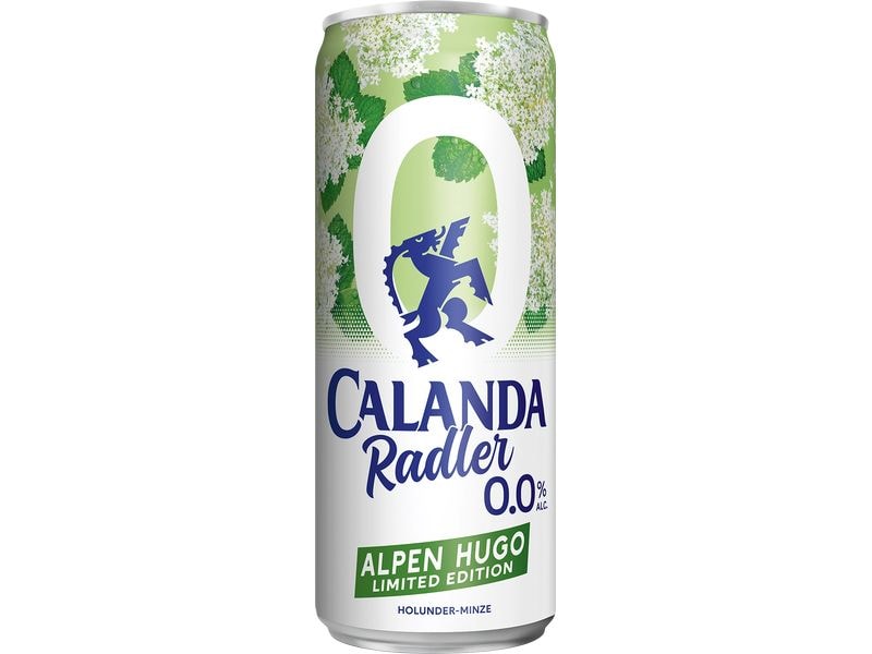 Calanda Bier Radler Alpen Hugo 6 x 0.33 l Alkoholfreies Biermischgetränk