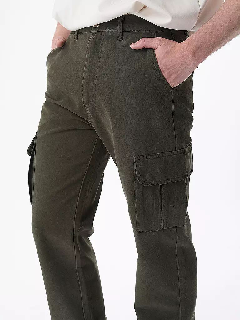 PEGADOR Cargohose NEIVA Straight Fit olive