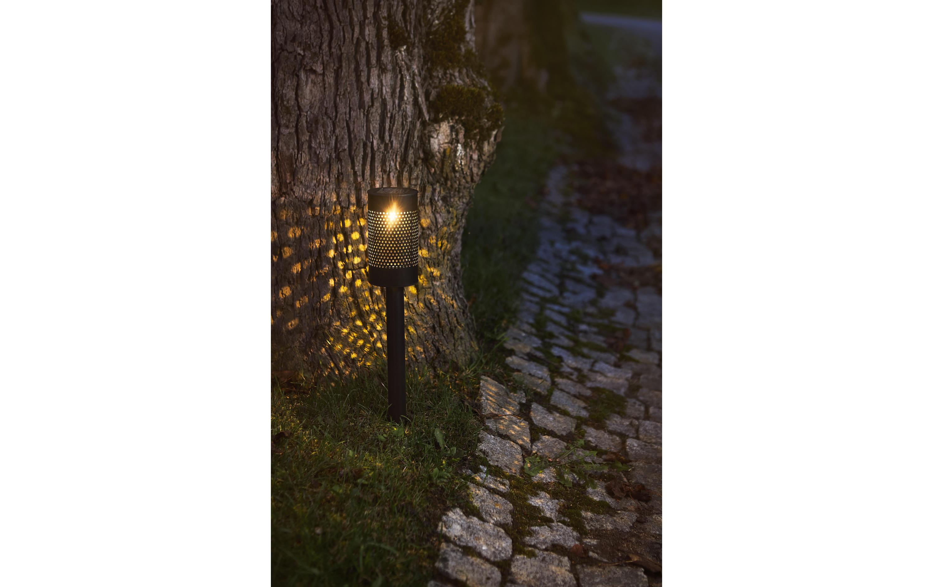 Gartenlicht Solar Blace, SchwarzSolar Poller Blace