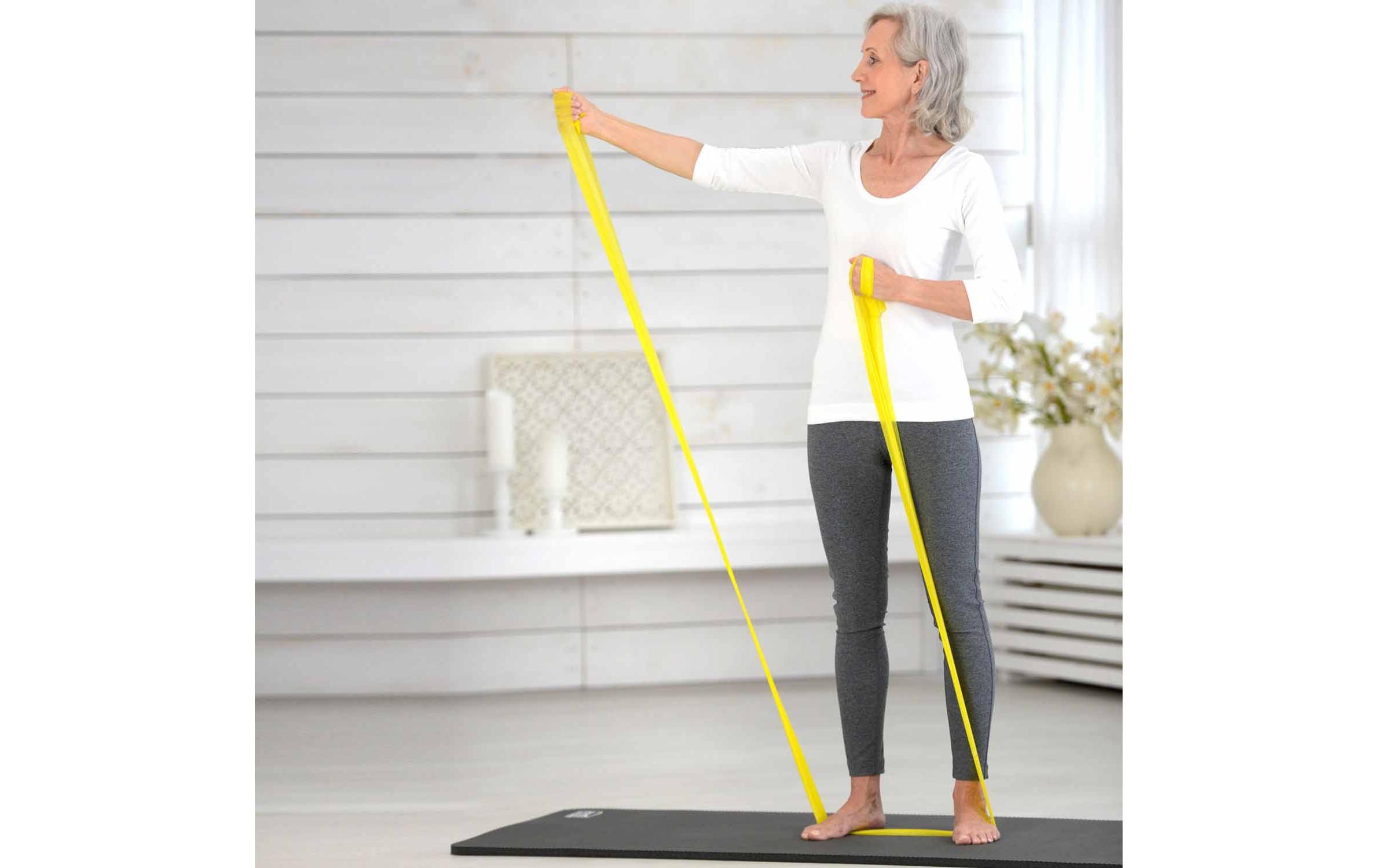 Fitband 7.5 cm x 2 m gelbFitness- und Physioband