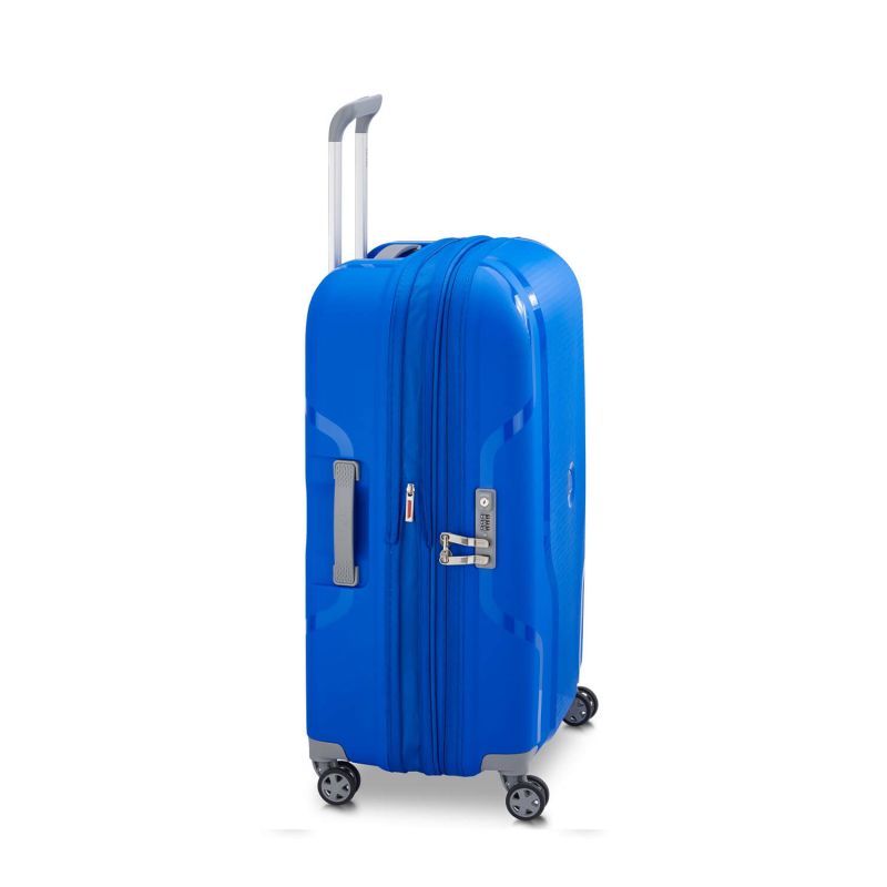 Valise rigide Clavel L Extensible 70 cm Bleu électrique