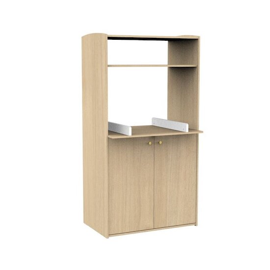 Alice Armoire dressing   Bois        de               Sauthon Baby's Sweet Home