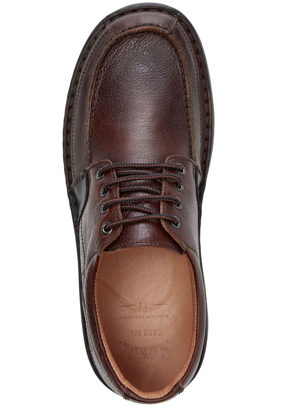 Schnürschuh mit Kontrast-Einsätzen