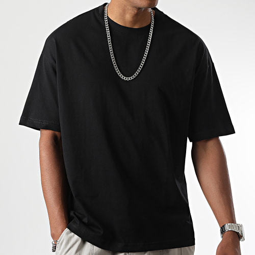 Lot de 2 Tee Shirts Oversize Large 2567 Noir Blanc