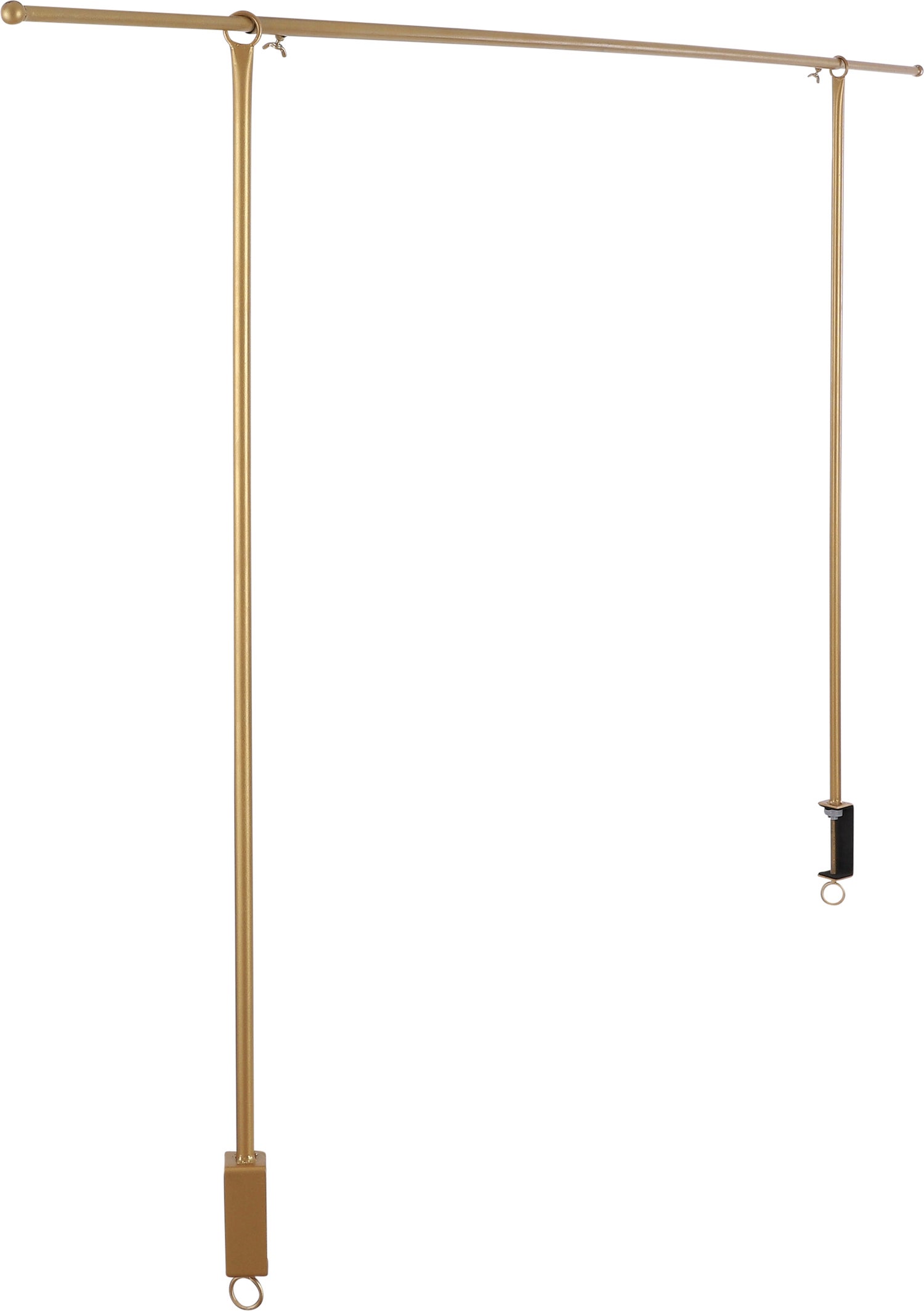 Mica Decorations tafelklem goud 223 x 1,5 x 110 cm