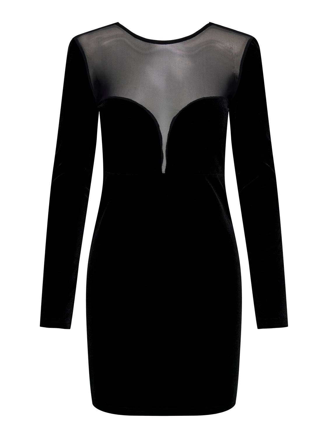 ONLSMOOTH Kurzes Kleid Black