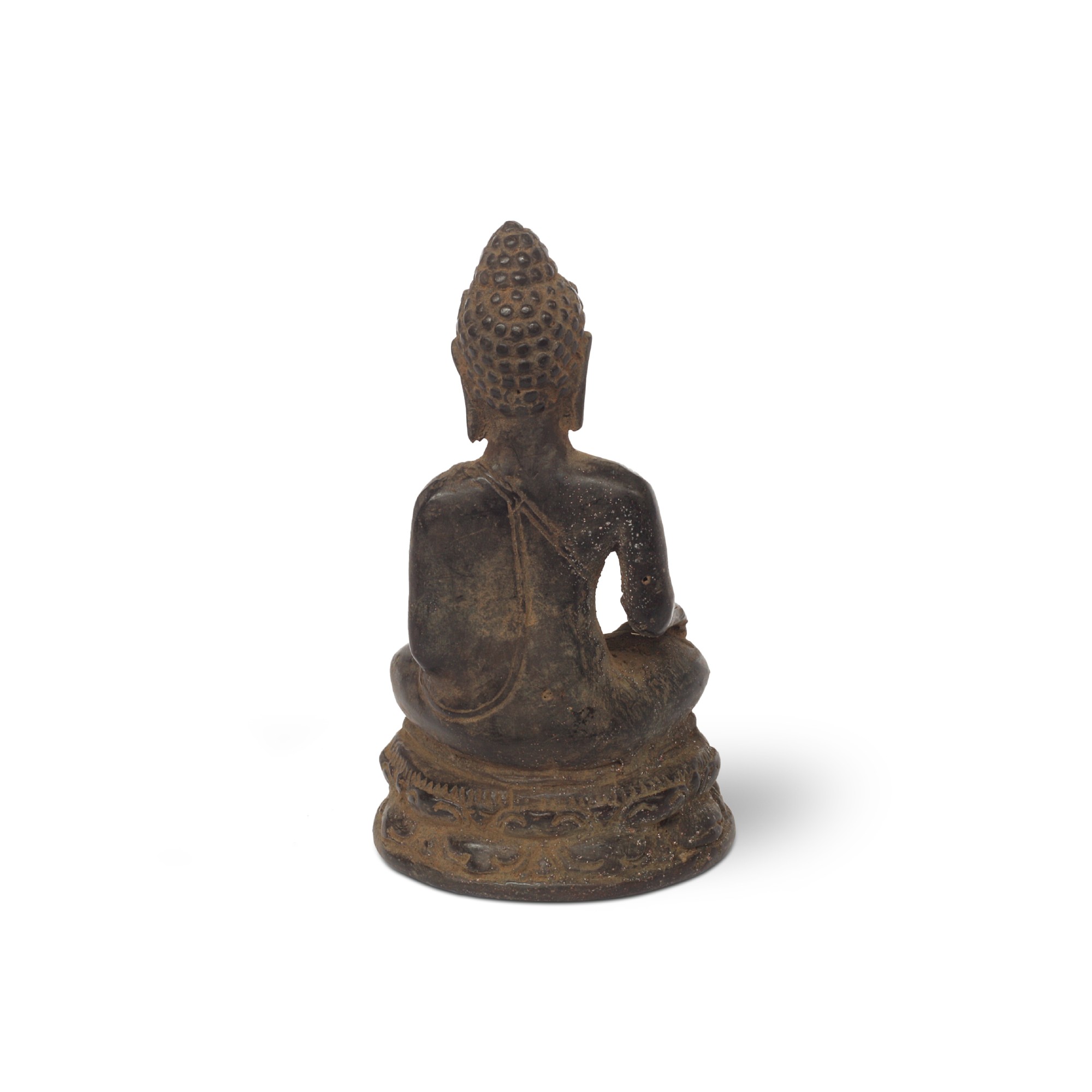 Bronze 'sitzender Buddha', H 10 cm, B 6 cm, T 5 cm von fischer's lagerhaus