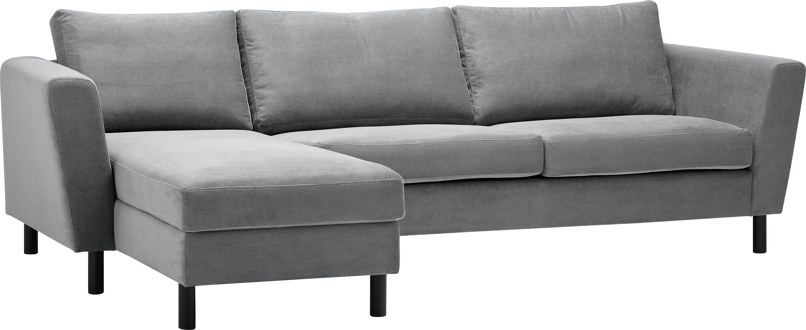 DIENER Ecksofa - Hellgrau / B: 235.0 cm x T: 156.0 cm x H: 81.0 cm