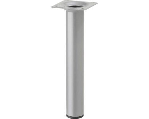 Tarrox ronde tafelpoot Ø 30 x 100 mm, zilver