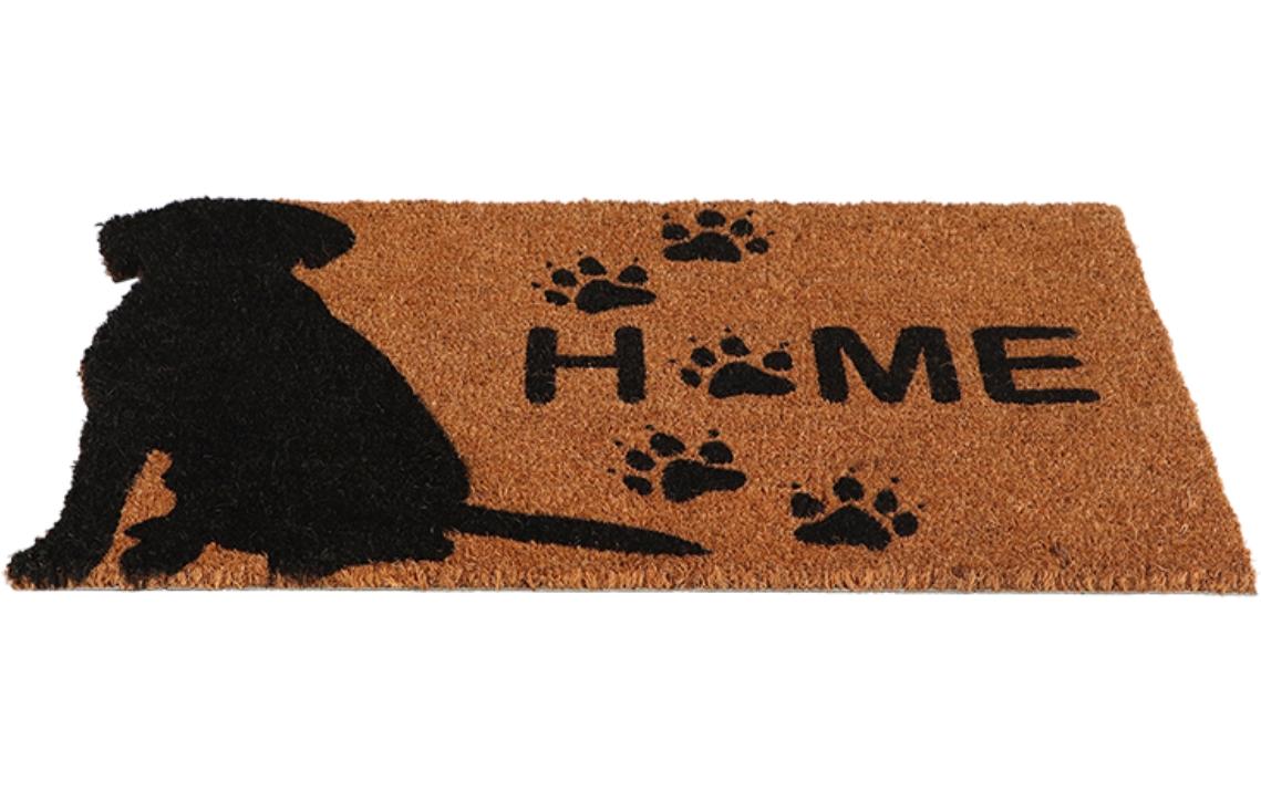 Fussmatte Hund «Home» 45.4 cm x 74.5 cmTürmatte aus Kokosfasern