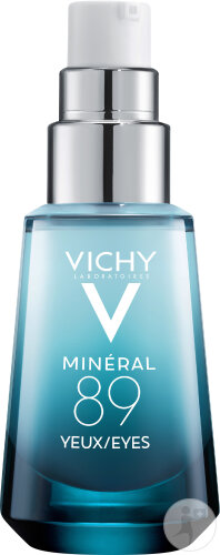 Vichy Minéral 89 Yeux Booster Fortifiant Hydratation Et Éclat Flacon Pompe 15ml