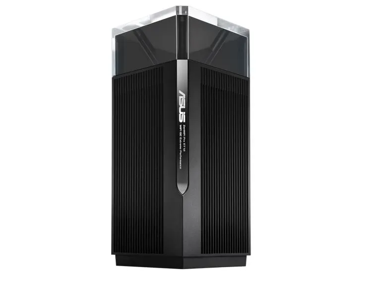 ASUS ZenWiFi Pro ET12 - 2-Pack - Wi-Fi-system (2 routere) - op til 6000 sq.ft - mesh - GigE, 2.5 GigE - Wi-Fi 6E - Multi-Band