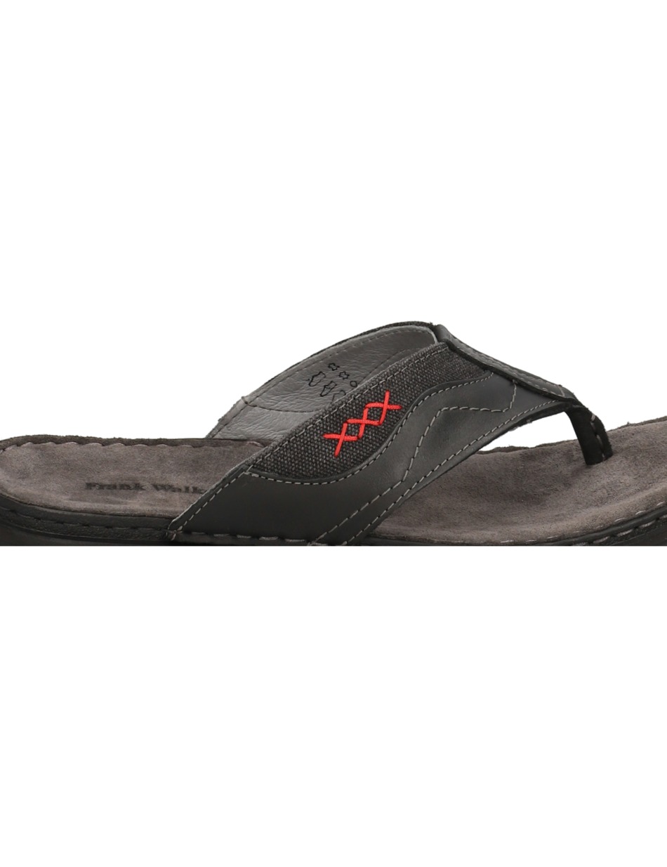 Lederkombination Pantoffel