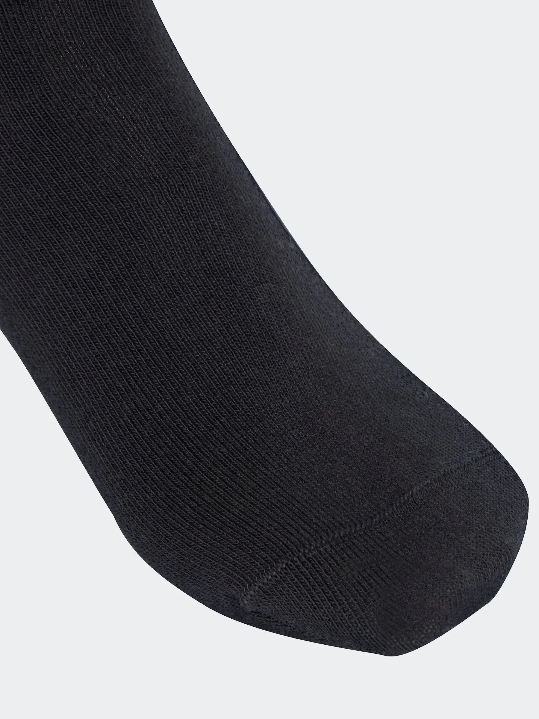 Zwart - Adidas Originals 3-Strepen Crew Sokken 3 paar