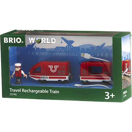BRIO 33746 Genopladeligt tog med USB-kabel