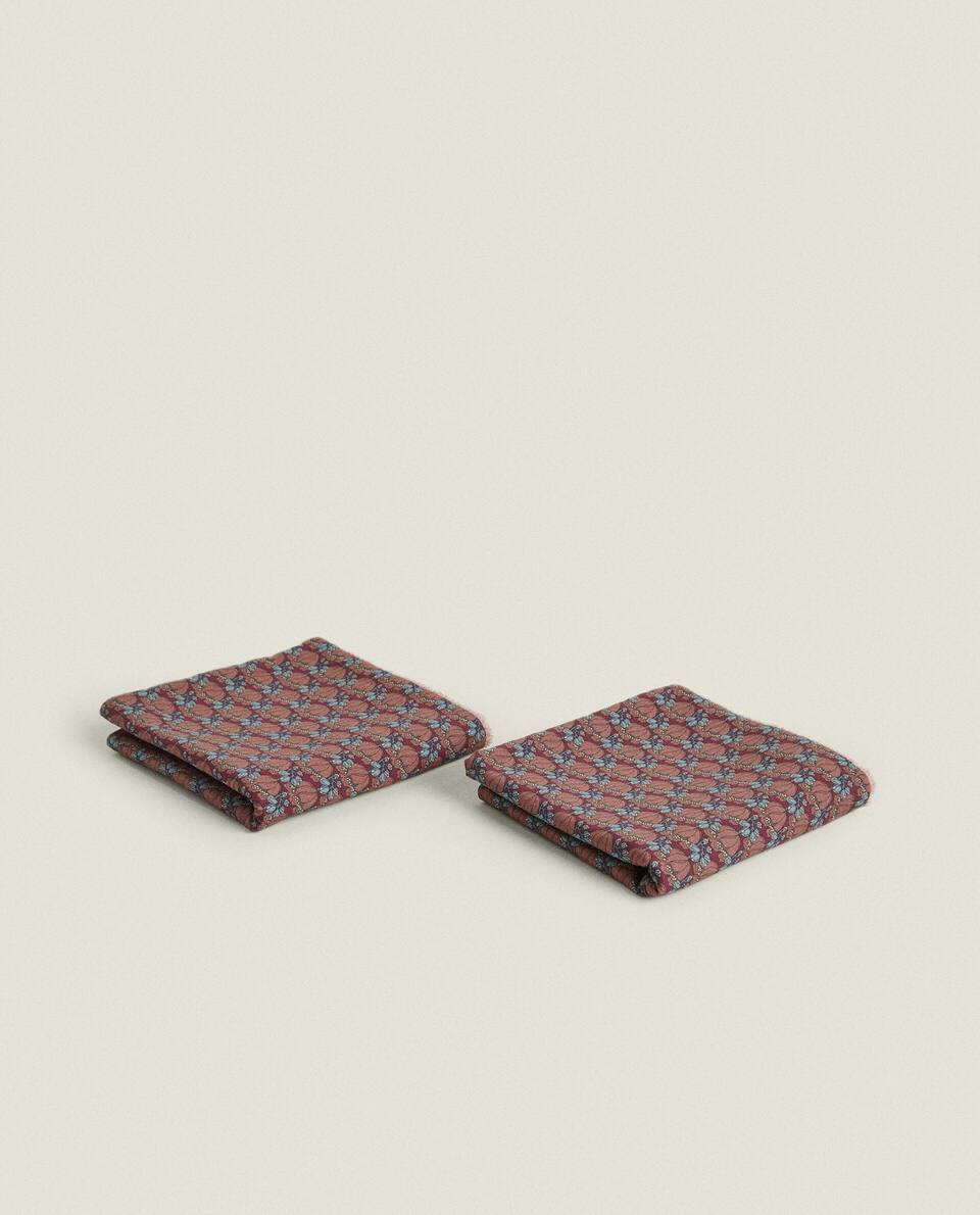 PACOTE DE PANOS DE MUSSELINA INFANTIL FEITOS COM TECIDO LIBERTY (PACOTE COM 2)