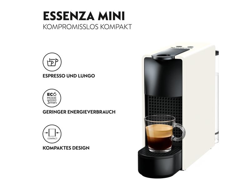 Krups Kaffeemaschine Nespresso Essenza Mini XN1101 Schwarz/ Kapselmaschine