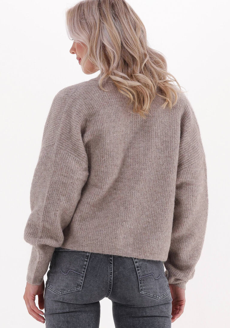 GESTUZ zand gestuz vest alphagz short cardigan