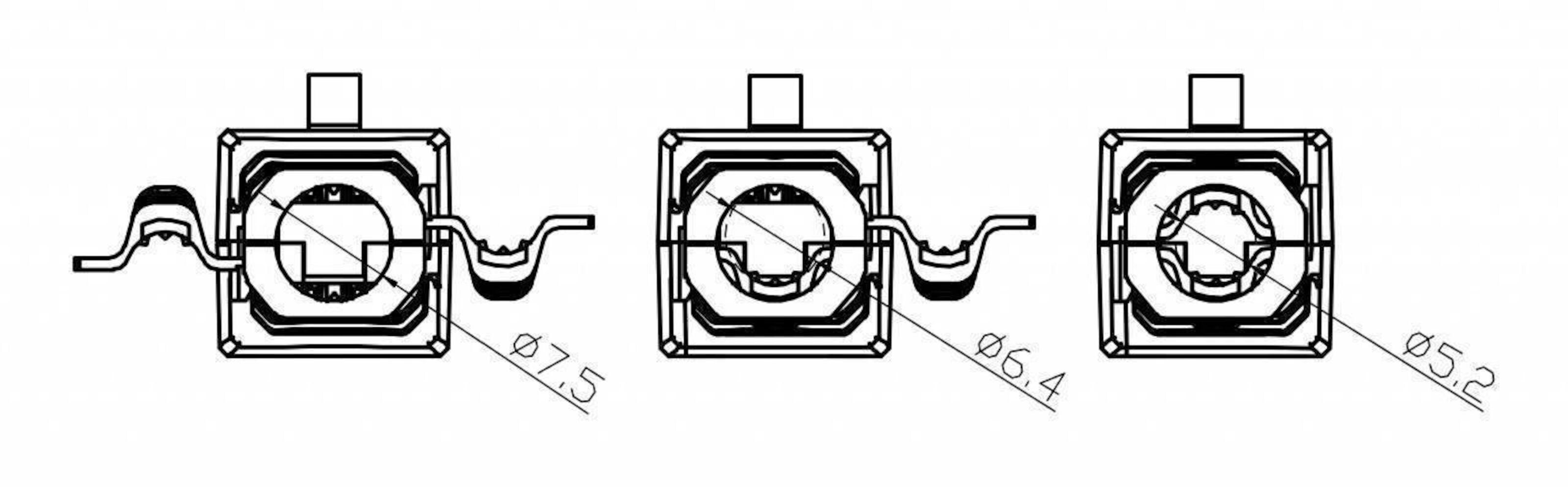 Luxorparts Verktøyfri RJ45-kontakt Cat. 6a