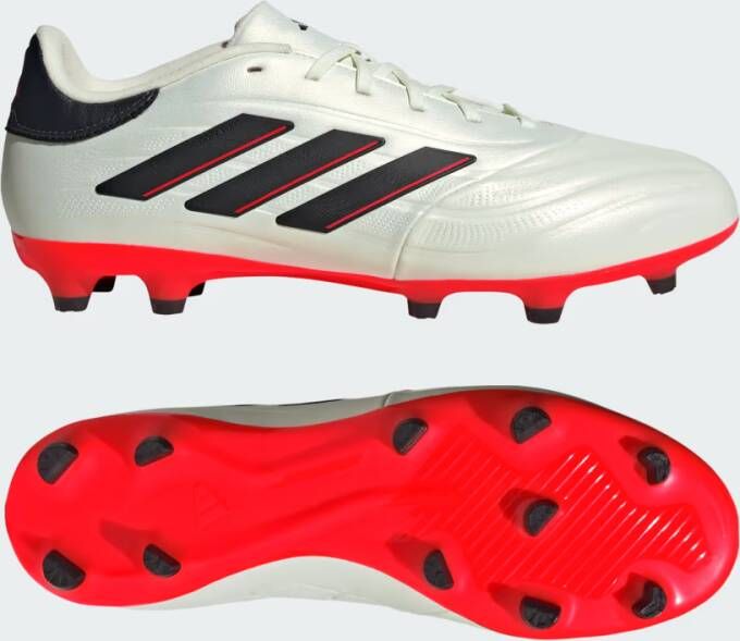 Adidas Copa Pure 2 League FG Ivory Core Black Solar Red- Ivory Core Black Solar Red