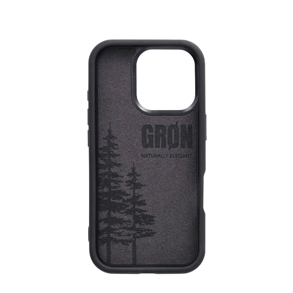 iPhone 16 Pro Holz Handy Hülle MagSafe Bumper Case - Walnuss