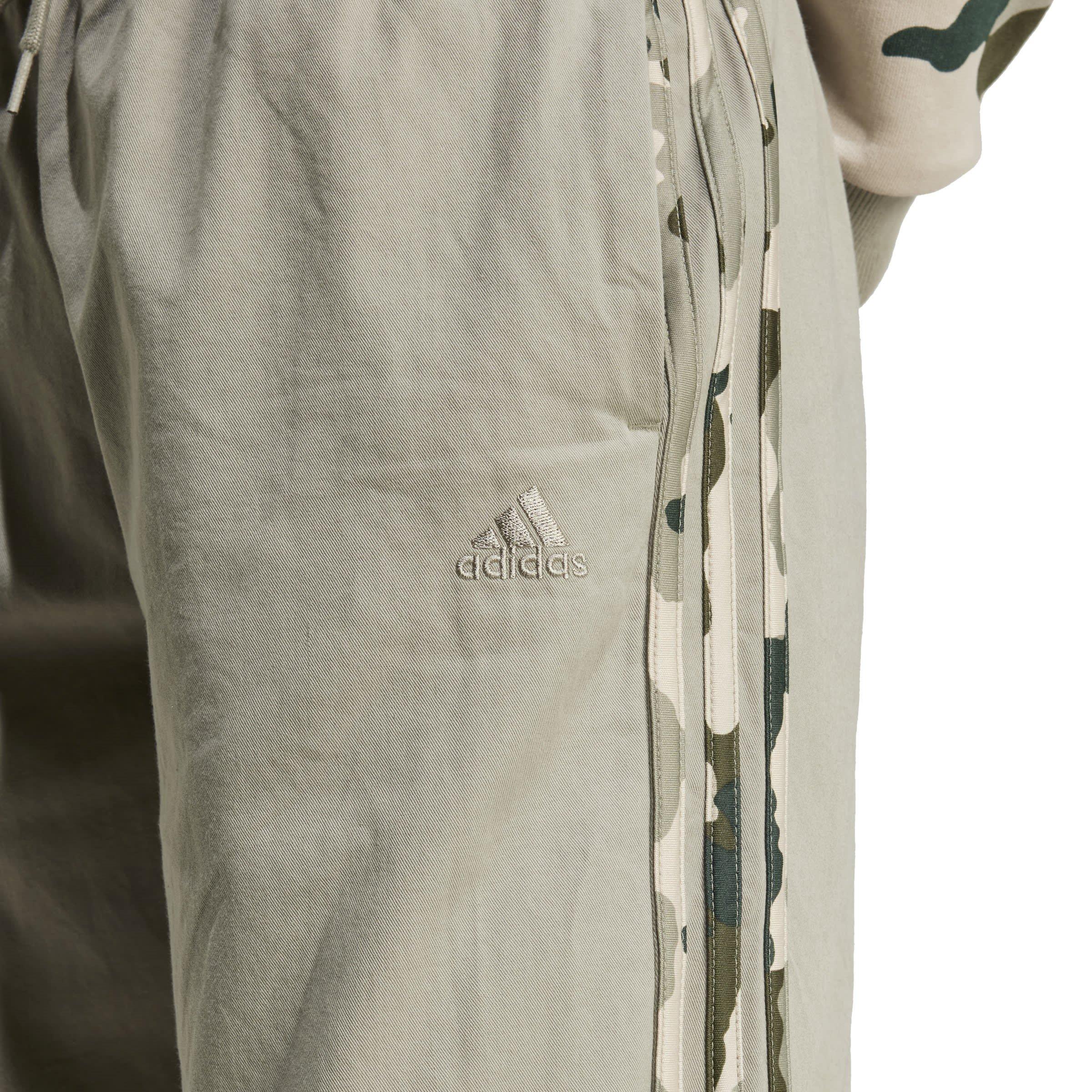 adidas Essentials Camo Print 3 Stripes Twill Trousers Womens