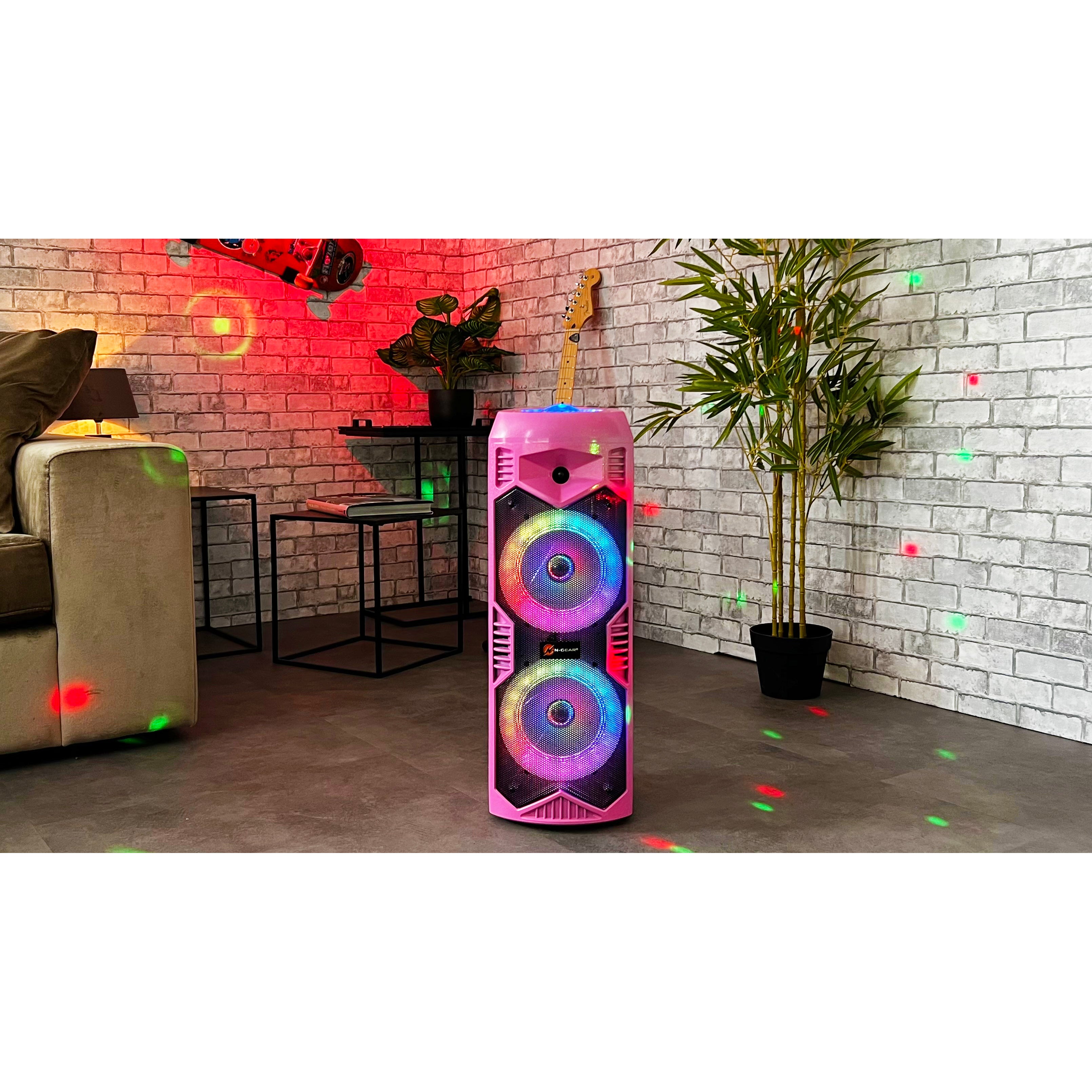 N-Gear Let's Go Party 5150 Pink mobiele partyspeaker