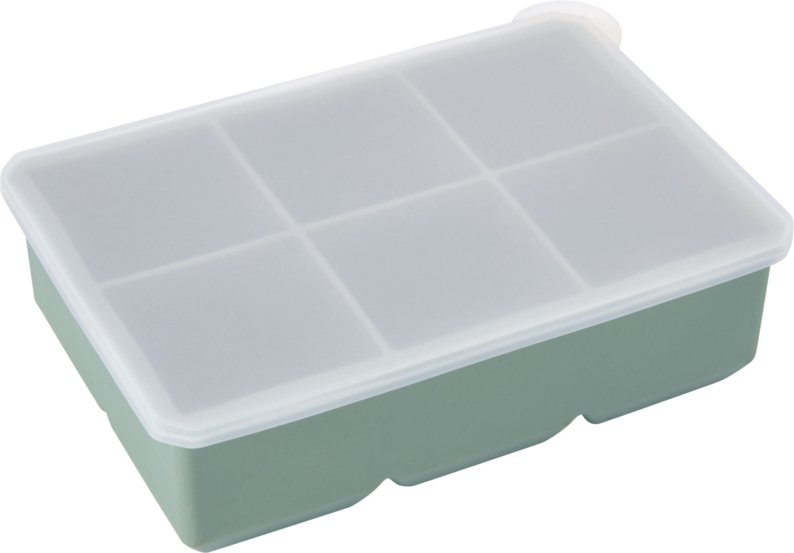 GIADA Eiswürfelform - Grün / B: 16.4 cm x T: 11.0 cm x H: 4.7 cm