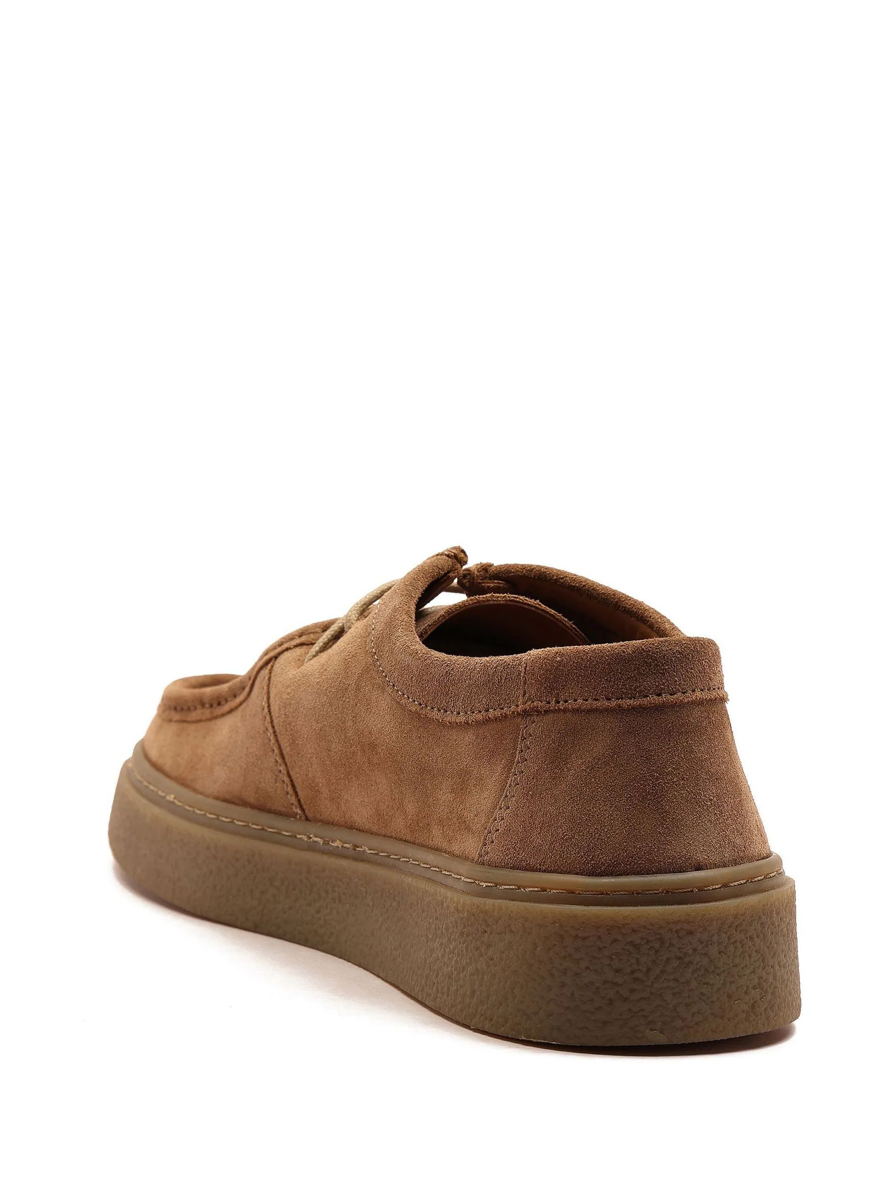 Bruin - Off The Hook Els Suede Leather Casual Lace-Up Boat Shoes