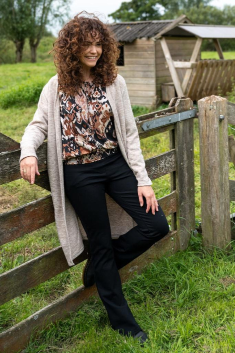 FOS Amsterdam beige dames vest