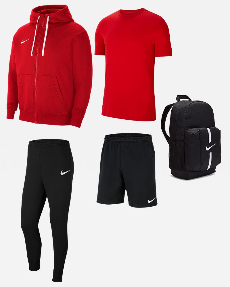 Ensemble Nike Team Club 20 pour Enfant. Sweat-shirt + Bas de jogging + Tee-shirt + Short + Sac (5 pièces)