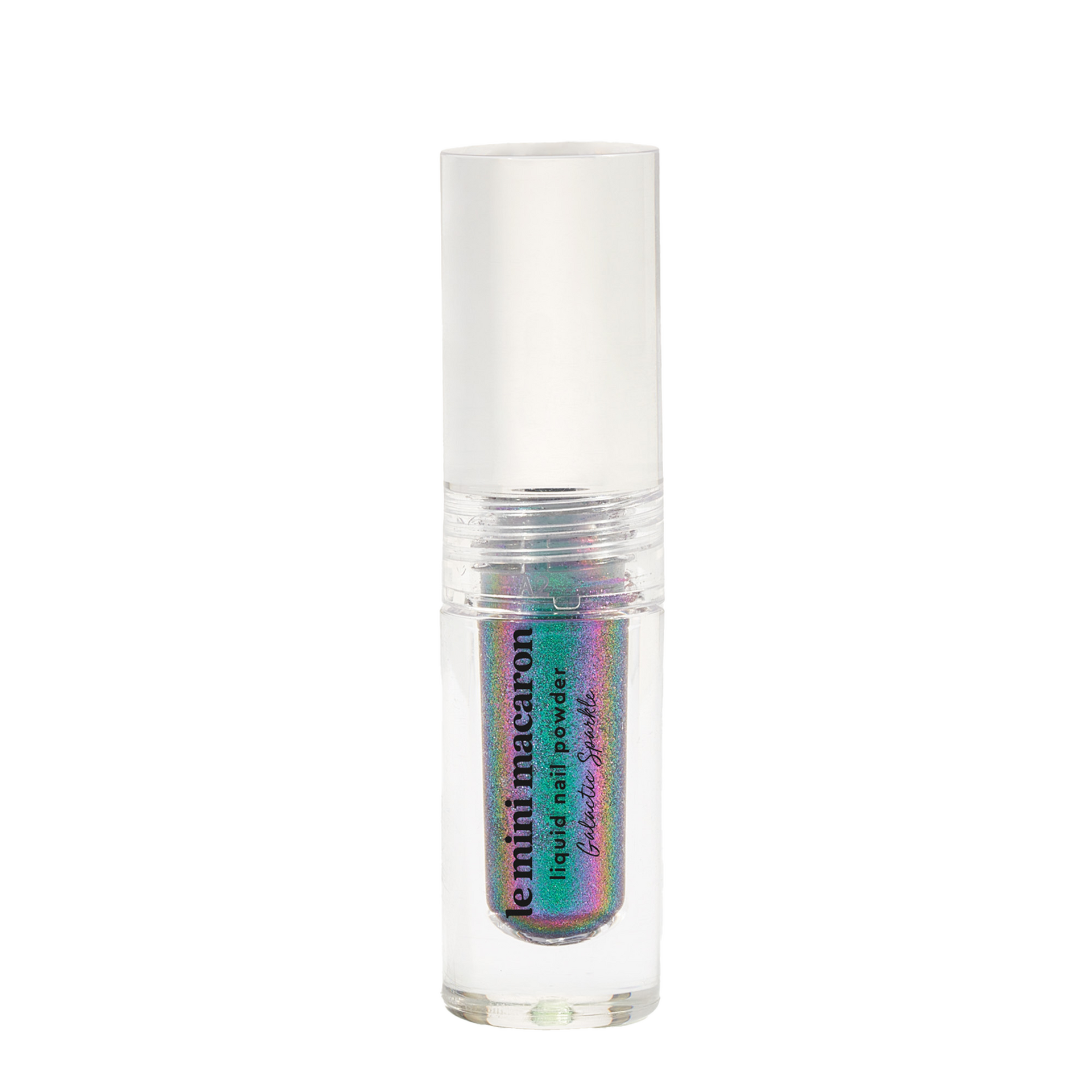Le Mini Macaron Liquid Nail Powder Galactic Sparkle