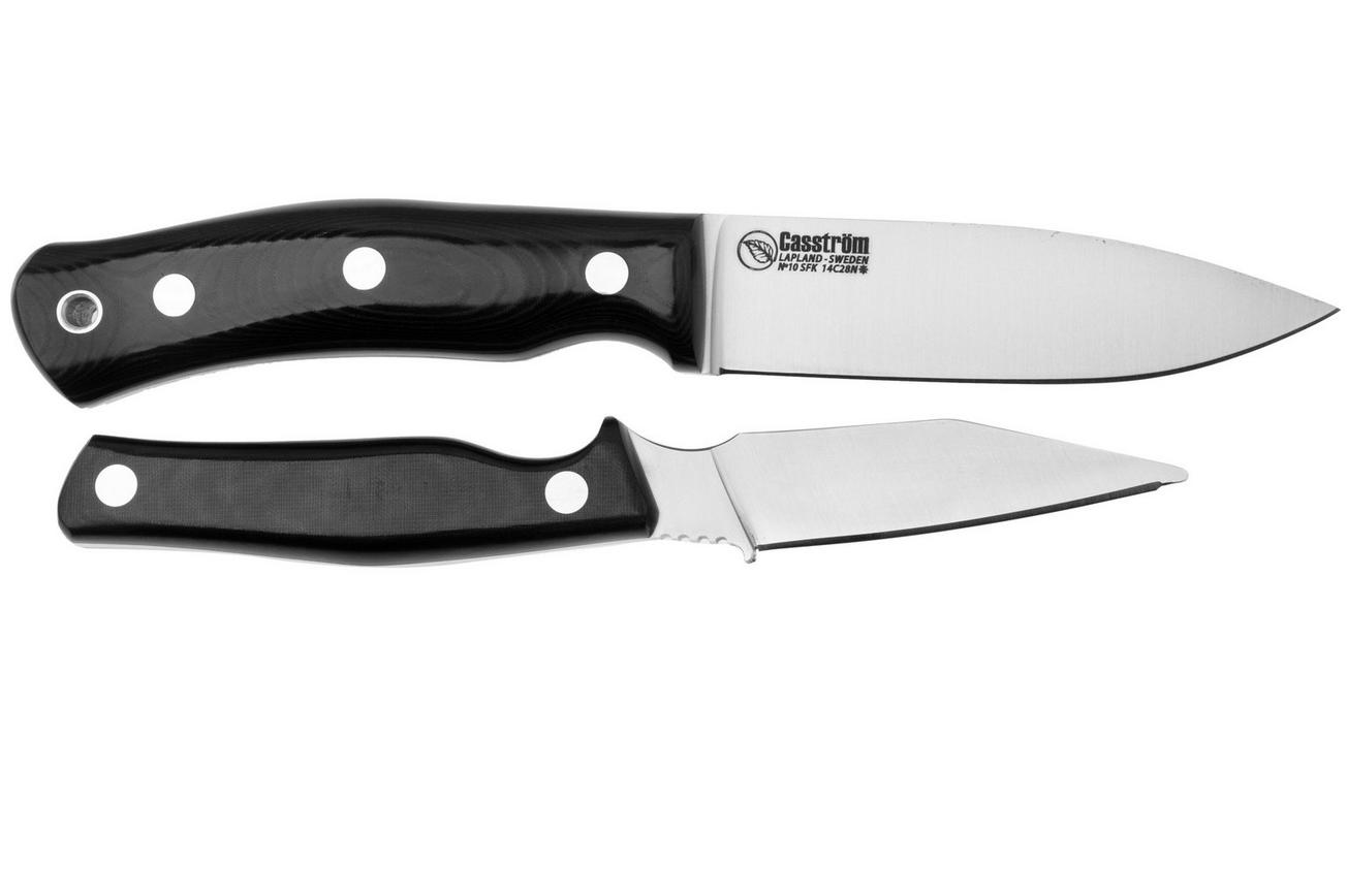 Casström Swedish Hunters Combo 14320 Black Micarta, jachtmessen