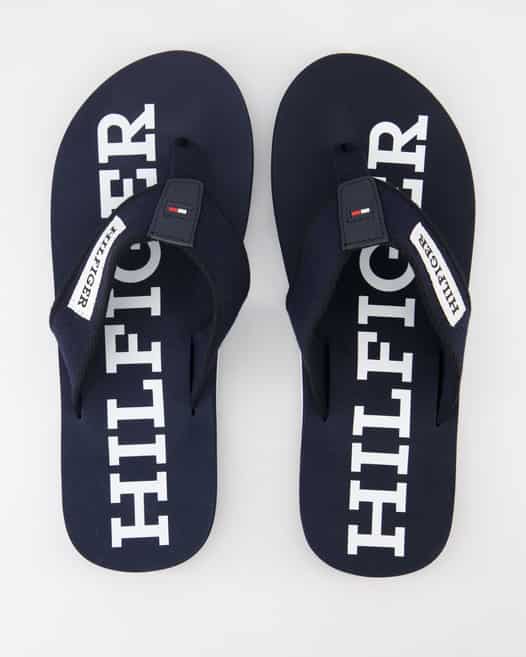 Tommy Hilfiger Beach Sandal Zehentrenner in Blau