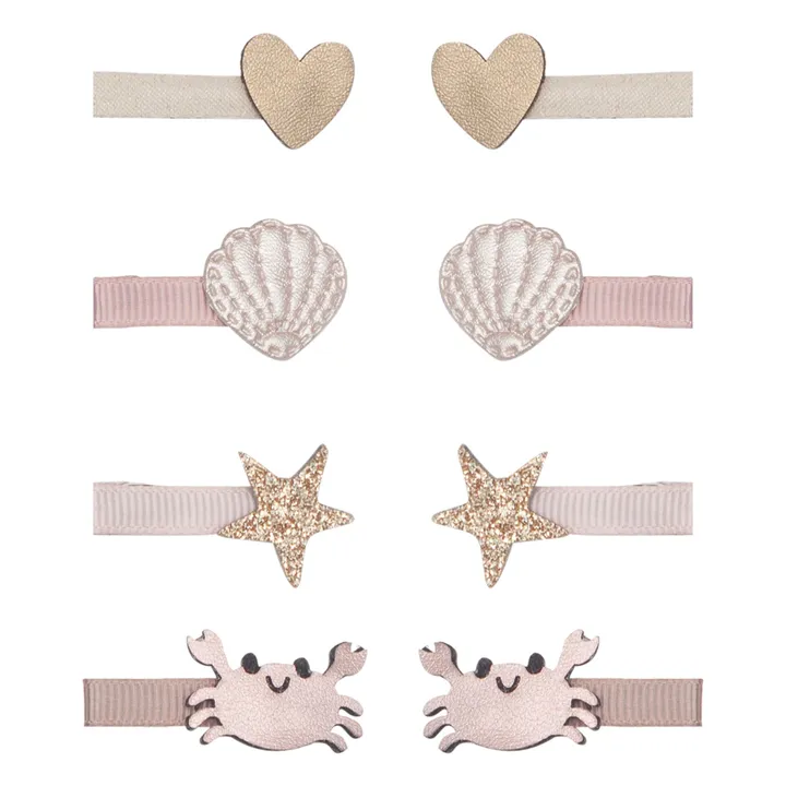 Mimi & Lula Lot 8 Barrettes Cecil Crab | Rose